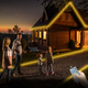 banda led solara pentru exterior, lumina calda, control din telecomanda, led-box.ro