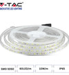 Banda LED SMD 5050, 24V 10W 60 LED/m IP65, 5 metri - 3000k