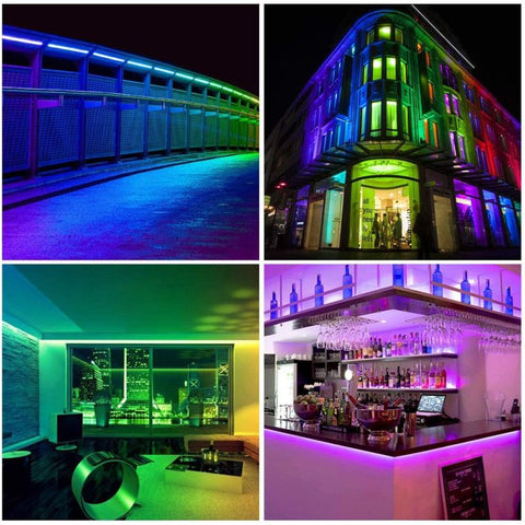 Bandă LED WS2811 IP67 pentru iluminat decorativ