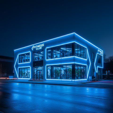 Bandă Neon FLEX Albastru 230V iluminat decorativ