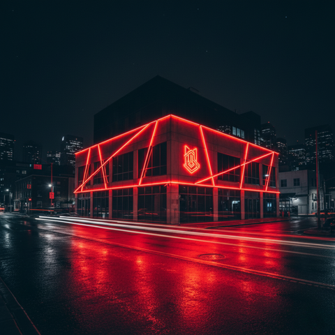 Bandă Neon FLEX Roșu 230V iluminat decorativ