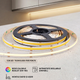 Bandă LED COB 24V | 512 LED/m | 5m | 1800lm/m | 15W/m | CRI90 | IP20