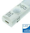 Bara Liniara Cu Magnet, LED Osram 1W, Senzor De Miscare, Alimentare USB - 3000k