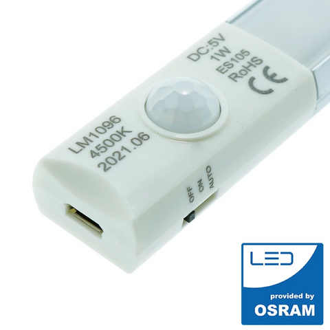 corp led liniar led osram, senzor de miscare inclus, fixare magnetica led-box.ro