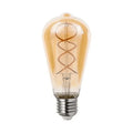 Bec decorativ LED ST64 E27 4W 2200K retro, dimabil - led-box.ro