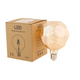 bec led E27 G125, bec led vintage 4W, bec led retro, bec LED E27 lumina calda, bec LED Amber, becuri sticla Amber, becuri LED vintage, filament spirala, led-box.ro
