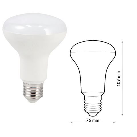 bec led 12w, becuri led 12w, bec led economic, becuri led e27 r80, becuri led economice, bec led dedeman, led-box.ro