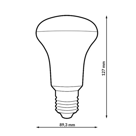 bec LED 15W, becuri LED economice, bec LED E27, bec LED R90 E27, becuri R90, bec led dedeman, led-box.ro