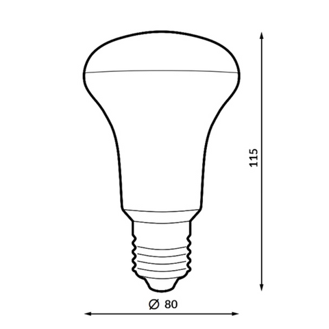 bec led economic, becuri led R80, bec led E27, becuri led 12W, becuri E27, bec LED 12w, bec LED ieftin, bec led dedeman, led-box.ro
