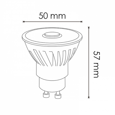 bec LED GU10 8W, spot LED COB Pro 8W, LED GU10 12º, iluminat direcțional LED, spot LED de accent, iluminat vitrine LED, lumina caldă GU10, lumina neutră GU10, bec LED eficient GU10, iluminat comercial GU10, spot LED unghi îngust, LED COB Pro 8W, led-box.ro