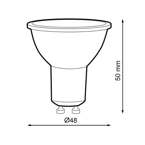 bec led GU10 7W, becuri led GU10, bec led spot gu10, bec led dedeman, led-box.ro