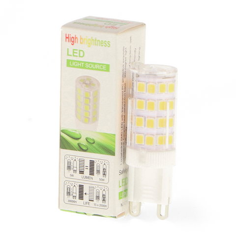 bec LED G9 5W, LED tubular G9, bec G9 420 lumeni, iluminat LED G9, bec economic G9, LED 5W echivalent 40W, bec LED pentru lustre, iluminat decorativ G9, LED G9 consum redus, bec LED tubular 5W, led-box.ro