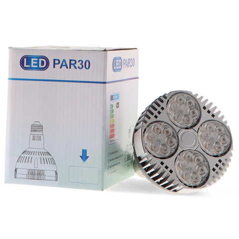 bec led spot E27, bec LED spot PAR30, becuri spot E27,  bec LED PAR30, bec spot par 35w, becuri spot dedeman, led-box.ro