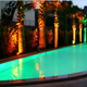 Bec LED subacvatic PAR56 cu lentilă transparent 3000k