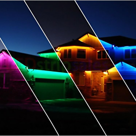 Benzi led 220V smd 2835, albastre, iluminat decorativ exterior, led-box.ro