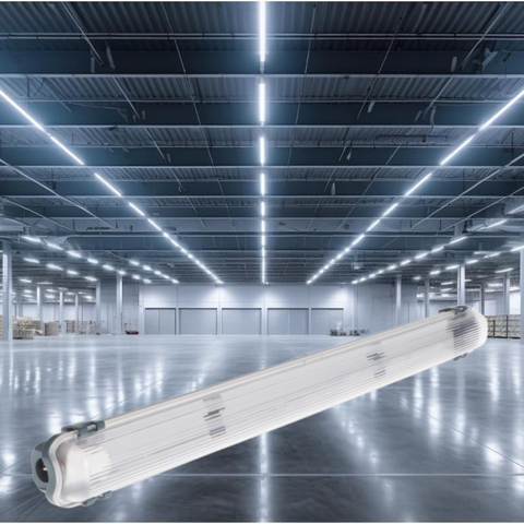 Suport etanș pentru doua tuburi LED Lage 1200 mm protecție IP65 led-box.ro
