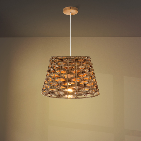 Pendul Cíes decor boho modern aprins