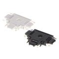 conector T imbinare sina, conector sina magnetica, imbinare sine, imbinare 3 sine, conectori forma T sina magnetica, accesorii sina magnetica, led-box.ro