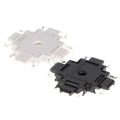 conector X sina magnetica, conector in cruce sina magnetica, conector aluminiu sina magnetica, imbinare sina magnetica, conectori imbinare sina magnetica, led-box.ro