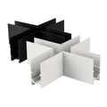 conector imbinare tip x, conector X sina magnetica, conectori in X sina magnetica, imbinare sine, imbinare in x sina magnetica, led-box.ro