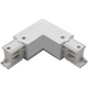 conector tip L, conector trifazat, accesorii sina trifazata, conector alb, conector trifazat sina, conector L trifazat, led-box.ro