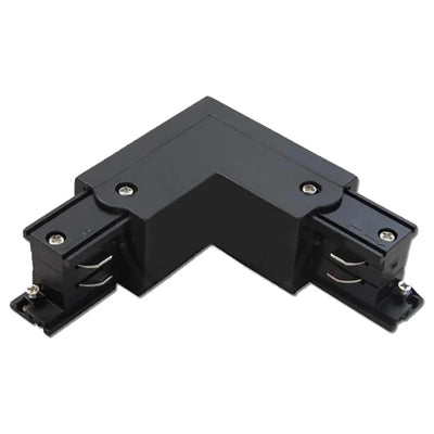 conector trifazat L, conector in forma de L, conector L sina trifazata, accesorii sina trifazata, conector L sina trifazara, led-box.ro