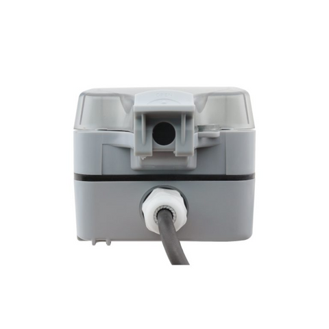 Cutie control subacvatic pentru LED RGBW, reglabilă, din policarbonat gri