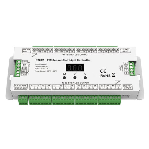 Controler scara LED ES32 cu doi senzori de miscare 32 canale 