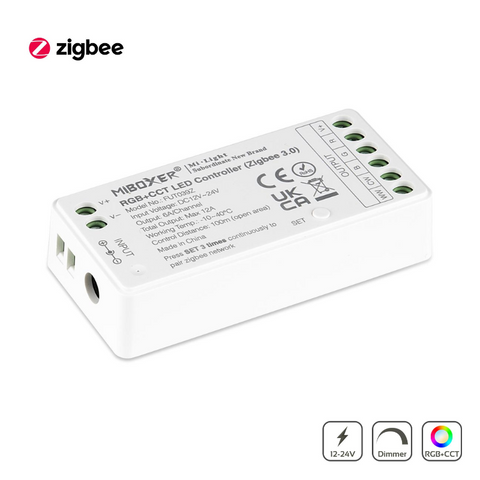 controler banda led, controller zigbee, controller rgb+cct, controller MiBoxer, controller banda led multicolora, FUT039A, led-box.ro