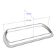 dimensiuni corp de iluminat led de urgenta 4w, 247mm, led-box.ro
