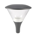 Lampă stradală LED tip pălărie, design elegant, carcasă din aluminiu
