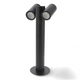 stalp iluminat exterior, stalp iluminat decorativ, iluminat peisagistic, stalpi led, stalpi gradina, stalpi GU10, iluminat terasa, stalpi alei, led-box.ro