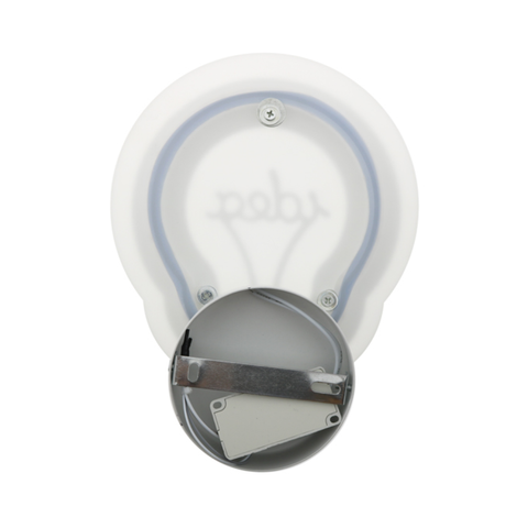 corp iluminat LED perete cu text idea