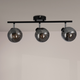 Lampă de tavan 3xE14 din metal și sticlă, design elegant