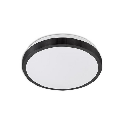 Spot tavan rotund LED Solen, negru, cu senzor reglabil și design slim