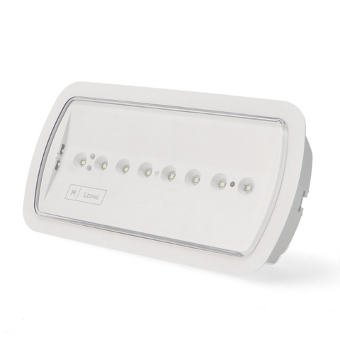 Corp LED de urgență 4W cu funcție autotest și montaj încastrat, 400 lumeni, lumina rece
