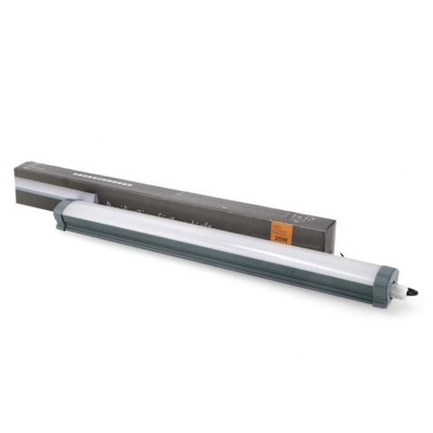 Corp de iluminat liniar LED 25W montabil pe tavan în spații industriale led-box.ro
