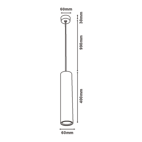dimensiune pendul pe cablu, lungime 400m, baza 60mm
