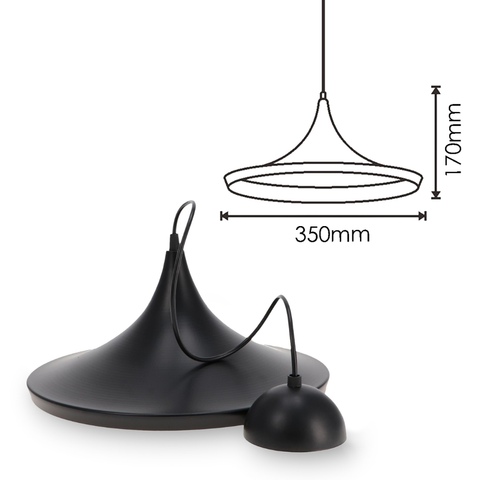 Lampă Lenn cu dimensiuni 170x350mm