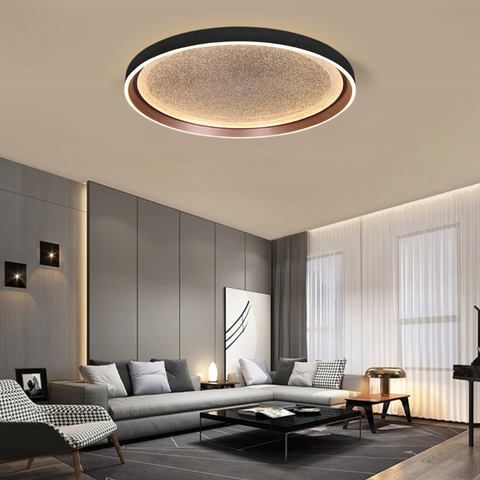 plafoniera led smart, compatibila tuya, control telecomanda