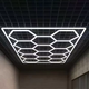 plan asupra panoului LED hexagonal HoneyComb cu lumină uniformă