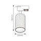 Dimensiune spot diamond, desen grafic cu spotul in mm, 145mm inaltime, 55mm diametru, led-box.ro