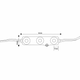 Dimensiuni modul LED SMD Samsung 12V DC, 1.2W, vedere cu dimensiunile, led-box.ro
