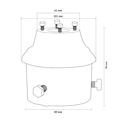 dimensiuni suport metalic cu montaj pe stalp
