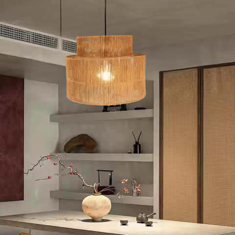 Pendul ratan natural Rat pentru dining modern