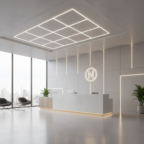 Neon Flex Alb Neutru pentru mobilier și scafe