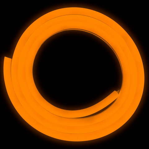 Neon FLEX Portocaliu 24V montaj pe perete interior