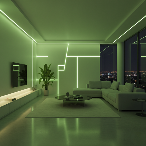 Furtun Neon LED Lime 24V pentru iluminat decorativ