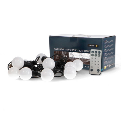 ghirlanda led decorativa RGB+2700k pentru terasa sau foisor, led-box.ro