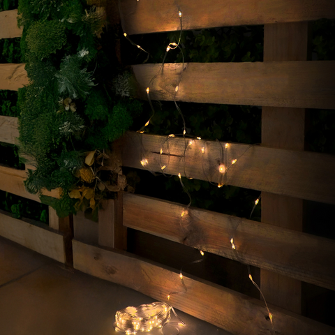 Ghirlandă luminoasă USB pentru decorarea grădinii, 4000k lumina neutra
